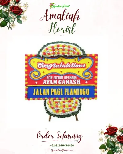 Bunga Papan Congratulation di Bojongsempu
